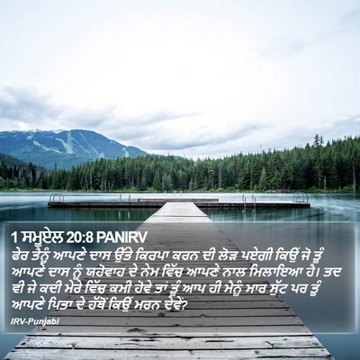 1 ਸਮੂਏਲ 20:8 PANIRV Bible Verse Image