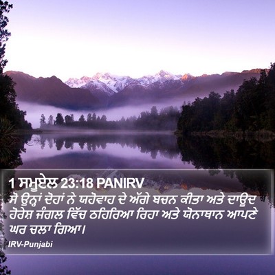 1 ਸਮੂਏਲ 23:18 PANIRV Bible Verse Image