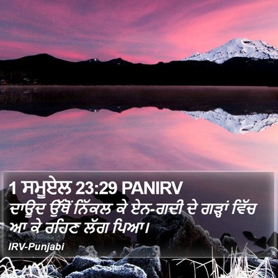 1 ਸਮੂਏਲ 23:29 PANIRV Bible Verse Image