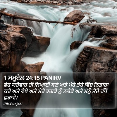 1 ਸਮੂਏਲ 24:15 PANIRV Bible Verse Image