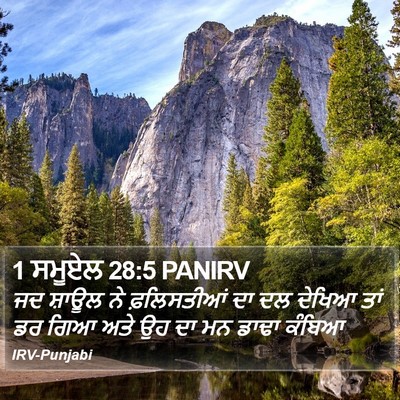 1 ਸਮੂਏਲ 28:5 PANIRV Bible Verse Image