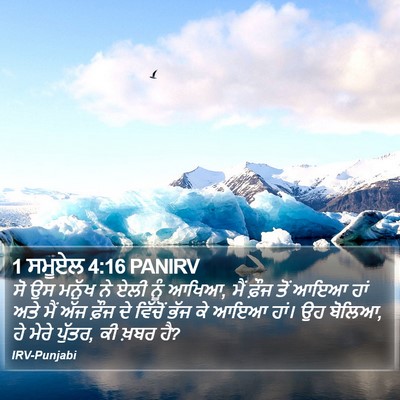 1 ਸਮੂਏਲ 4:16 PANIRV Bible Verse Image