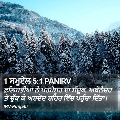 1 ਸਮੂਏਲ 5:1 PANIRV Bible Verse Image