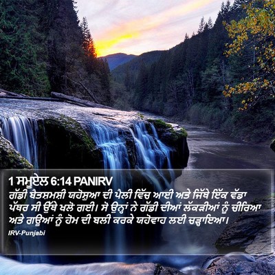 1 ਸਮੂਏਲ 6:14 PANIRV Bible Verse Image