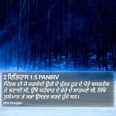 2 ਇਤਿਹਾਸ 1:5 PANIRV Bible Verse Image
