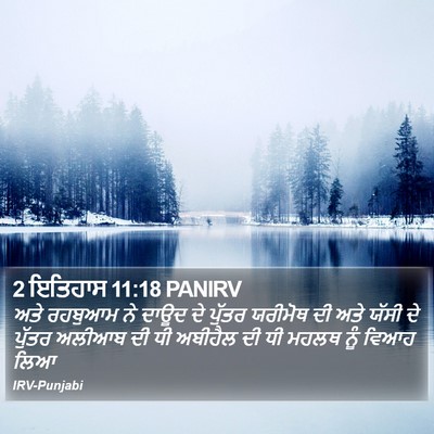 2 ਇਤਿਹਾਸ 11:18 PANIRV Bible Verse Image