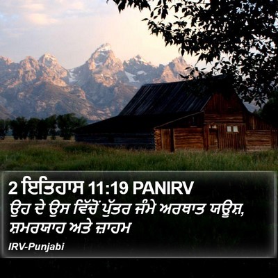 2 ਇਤਿਹਾਸ 11:19 PANIRV Bible Verse Image