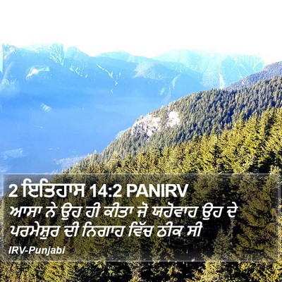 2 ਇਤਿਹਾਸ 14:2 PANIRV Bible Verse Image