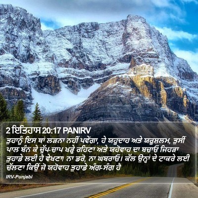 2 ਇਤਿਹਾਸ 20:17 PANIRV Bible Verse Image