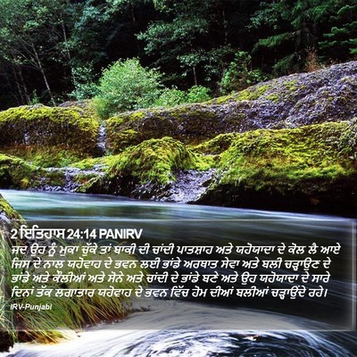 2 ਇਤਿਹਾਸ 24:14 PANIRV Bible Verse Image