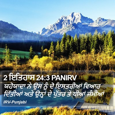 2 ਇਤਿਹਾਸ 24:3 PANIRV Bible Verse Image