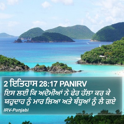 2 ਇਤਿਹਾਸ 28:17 PANIRV Bible Verse Image