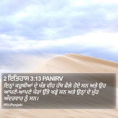 2 ਇਤਿਹਾਸ 3:13 PANIRV Bible Verse Image