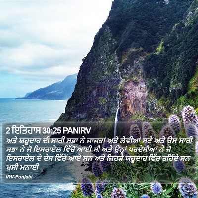 2 ਇਤਿਹਾਸ 30:25 PANIRV Bible Verse Image