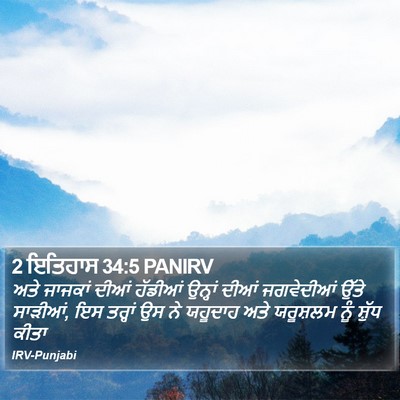 2 ਇਤਿਹਾਸ 34:5 PANIRV Bible Verse Image