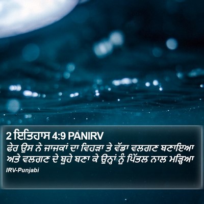 2 ਇਤਿਹਾਸ 4:9 PANIRV Bible Verse Image