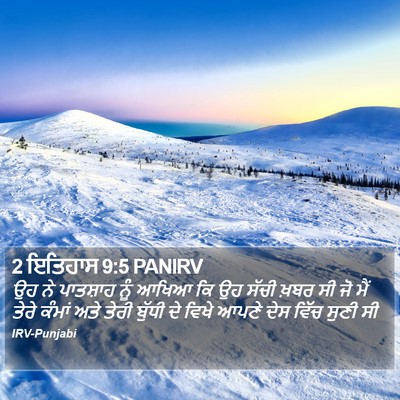 2 ਇਤਿਹਾਸ 9:5 PANIRV Bible Verse Image