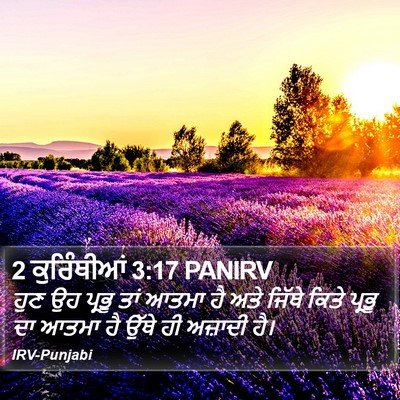 2 ਕੁਰਿੰਥੀਆਂ 3:17 PANIRV Bible Verse Image