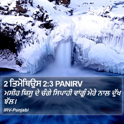 2 ਤਿਮੋਥਿਉਸ 2:3 PANIRV Bible Verse Image