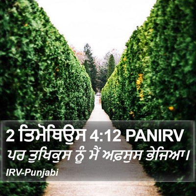 2 ਤਿਮੋਥਿਉਸ 4:12 PANIRV Bible Verse Image