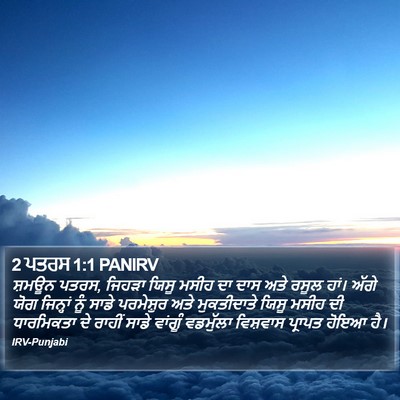2 ਪਤਰਸ 1:1 PANIRV Bible Verse Image