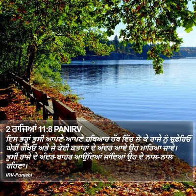 2 ਰਾਜਿਆਂ 11:8 PANIRV Bible Verse Image
