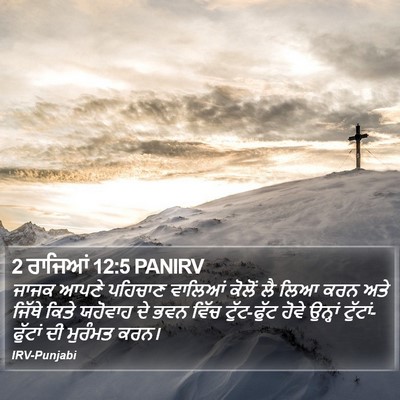 2 ਰਾਜਿਆਂ 12:5 PANIRV Bible Verse Image