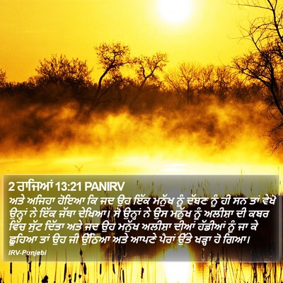 2 ਰਾਜਿਆਂ 13:21 PANIRV Bible Verse Image