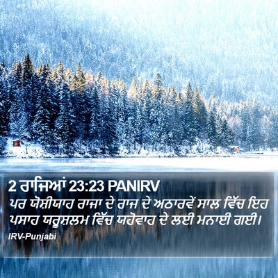 2 ਰਾਜਿਆਂ 23:23 PANIRV Bible Verse Image