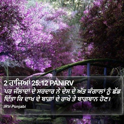 2 ਰਾਜਿਆਂ 25:12 PANIRV Bible Verse Image