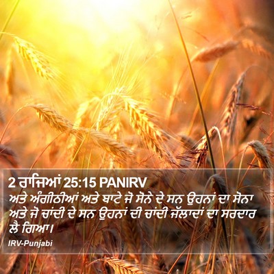 2 ਰਾਜਿਆਂ 25:15 PANIRV Bible Verse Image