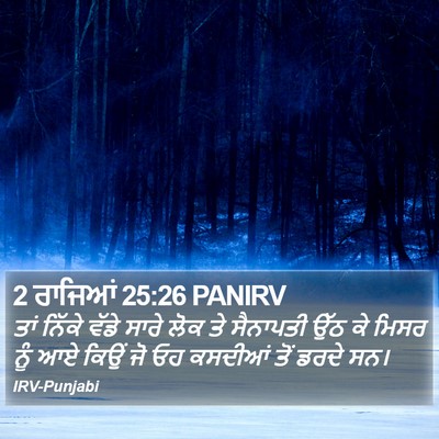 2 ਰਾਜਿਆਂ 25:26 PANIRV Bible Verse Image
