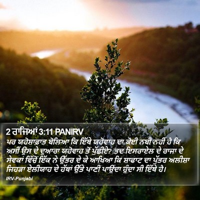 2 ਰਾਜਿਆਂ 3:11 PANIRV Bible Verse Image