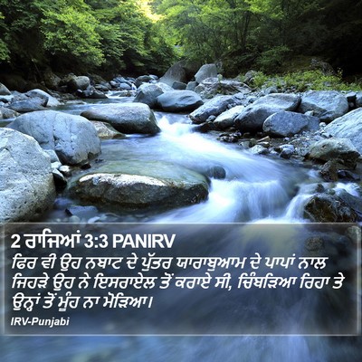 2 ਰਾਜਿਆਂ 3:3 PANIRV Bible Verse Image