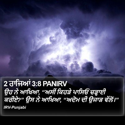 2 ਰਾਜਿਆਂ 3:8 PANIRV Bible Verse Image