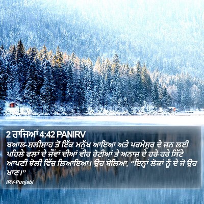 2 ਰਾਜਿਆਂ 4:42 PANIRV Bible Verse Image
