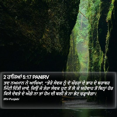 2 ਰਾਜਿਆਂ 5:17 PANIRV Bible Verse Image