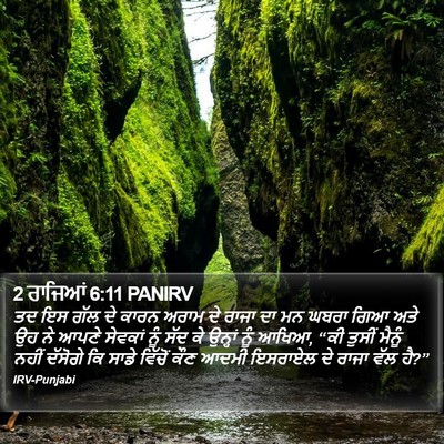 2 ਰਾਜਿਆਂ 6:11 PANIRV Bible Verse Image