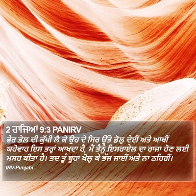 2 ਰਾਜਿਆਂ 9:3 PANIRV Bible Verse Image