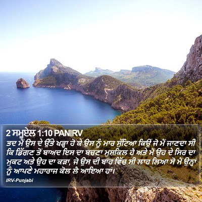 2 ਸਮੂਏਲ 1:10 PANIRV Bible Verse Image