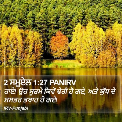 2 ਸਮੂਏਲ 1:27 PANIRV Bible Verse Image