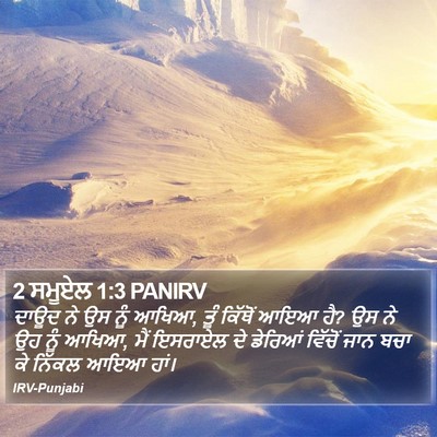 2 ਸਮੂਏਲ 1:3 PANIRV Bible Verse Image