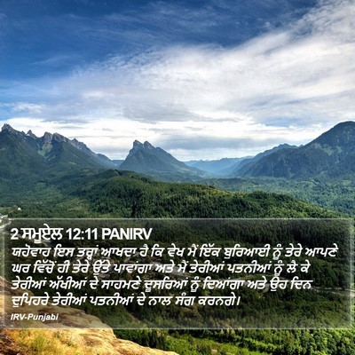 2 ਸਮੂਏਲ 12:11 PANIRV Bible Verse Image
