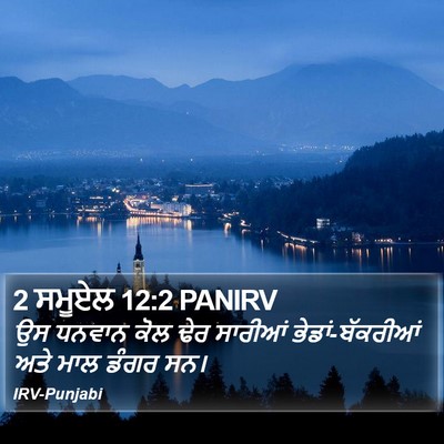 2 ਸਮੂਏਲ 12:2 PANIRV Bible Verse Image