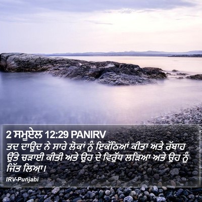 2 ਸਮੂਏਲ 12:29 PANIRV Bible Verse Image