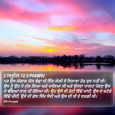 2 ਸਮੂਏਲ 12:3 PANIRV Bible Verse Image