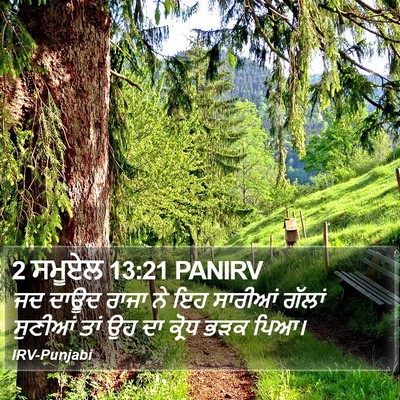2 ਸਮੂਏਲ 13:21 PANIRV Bible Verse Image