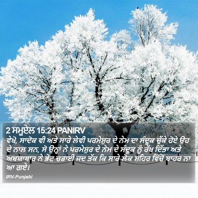 2 ਸਮੂਏਲ 15:24 PANIRV Bible Verse Image