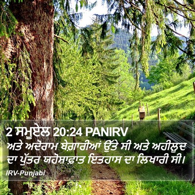 2 ਸਮੂਏਲ 20:24 PANIRV Bible Verse Image