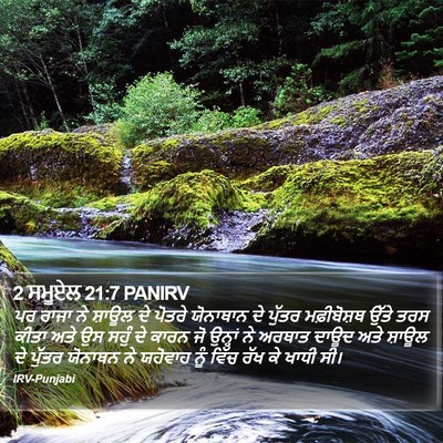 2 ਸਮੂਏਲ 21:7 PANIRV Bible Verse Image
